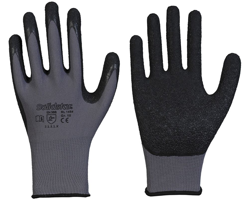 Solidstar 1454 Nylon Latex Protective Gloves