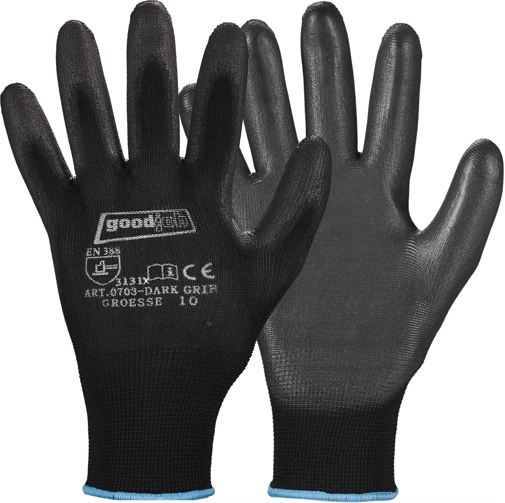 goodjob 0703 Dark Grip PU protective gloves