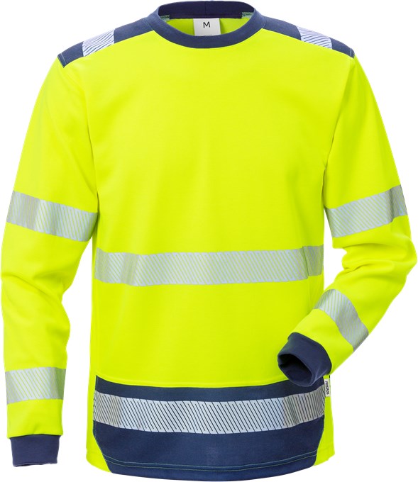 Fristads 114100 High Vis T-Shirt long sleeve 7724 THV