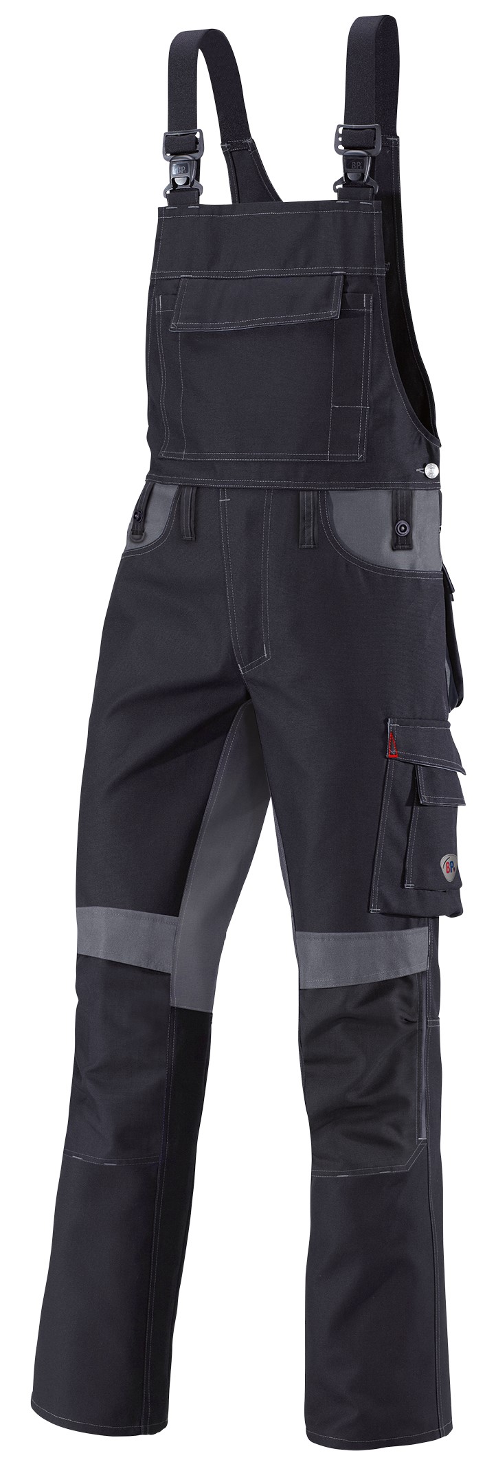 BP 1791-555 hard-wearing dungarees with knee pad pockets BPerformance