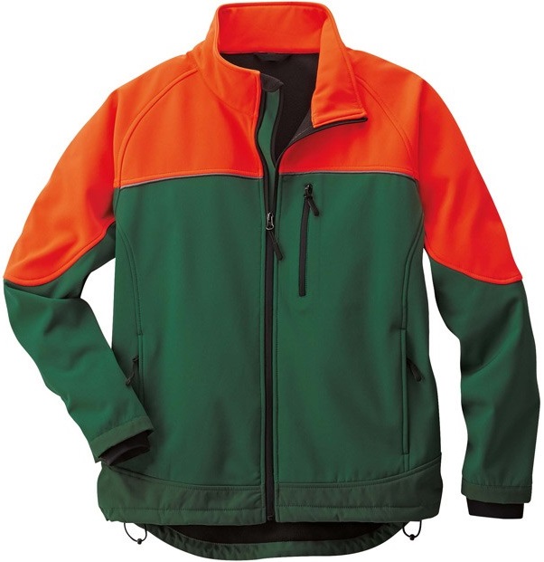 Scheibler Elutex Softshell Jacket Forest green-orange