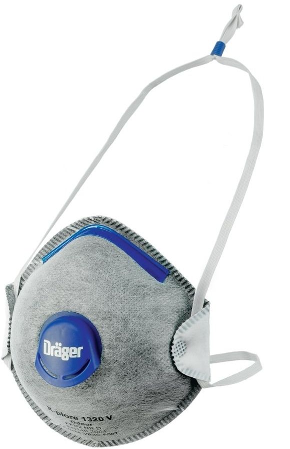 Dräger X-plore 1320 FFP2 NR D V Odour fine dust mask 3951215
