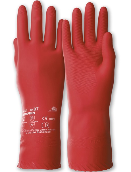 KCL Camapren 722 Chloroprene Latex Chemical Protective Gloves
