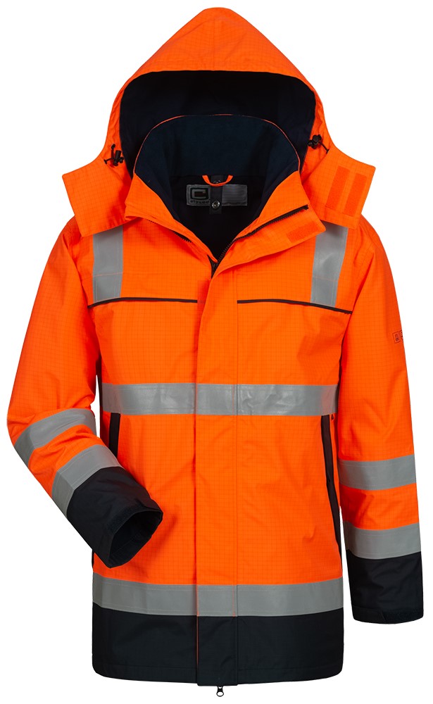 elysee 23472 AARO Multinorm Parka luminous orange-navy