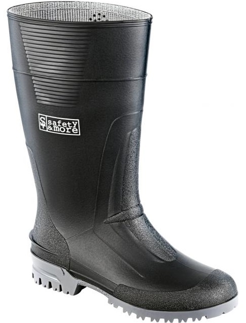 Bullstar Power PVC boots black-grey