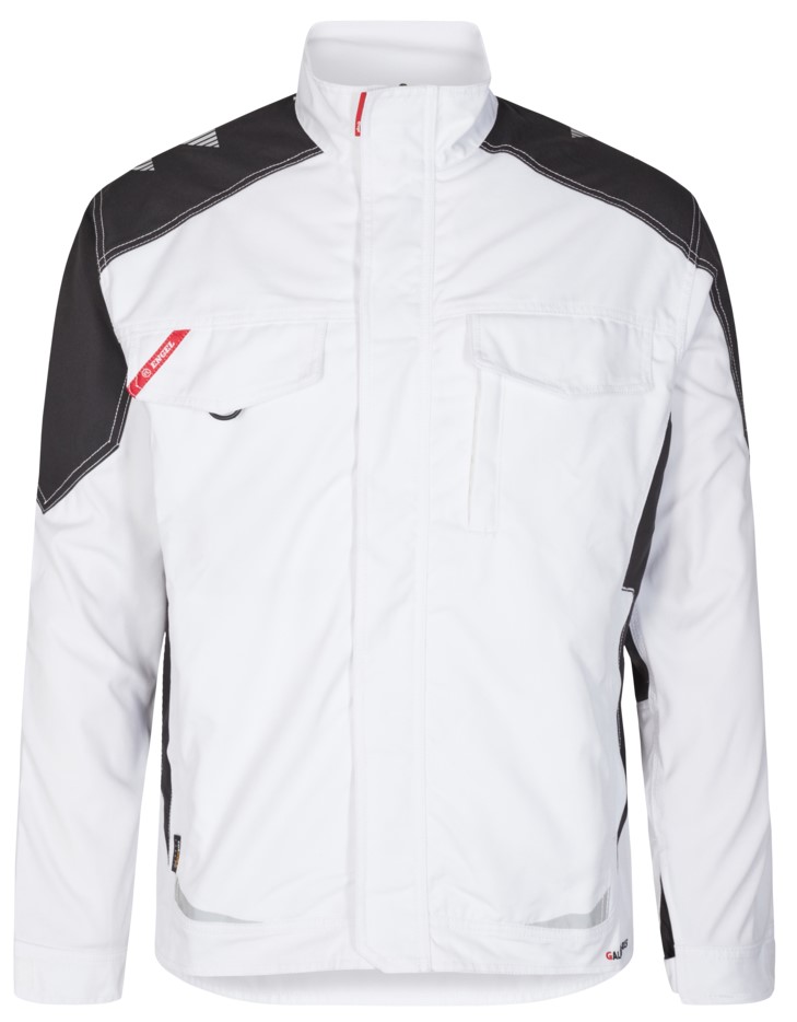 weiß-anthrazit grau