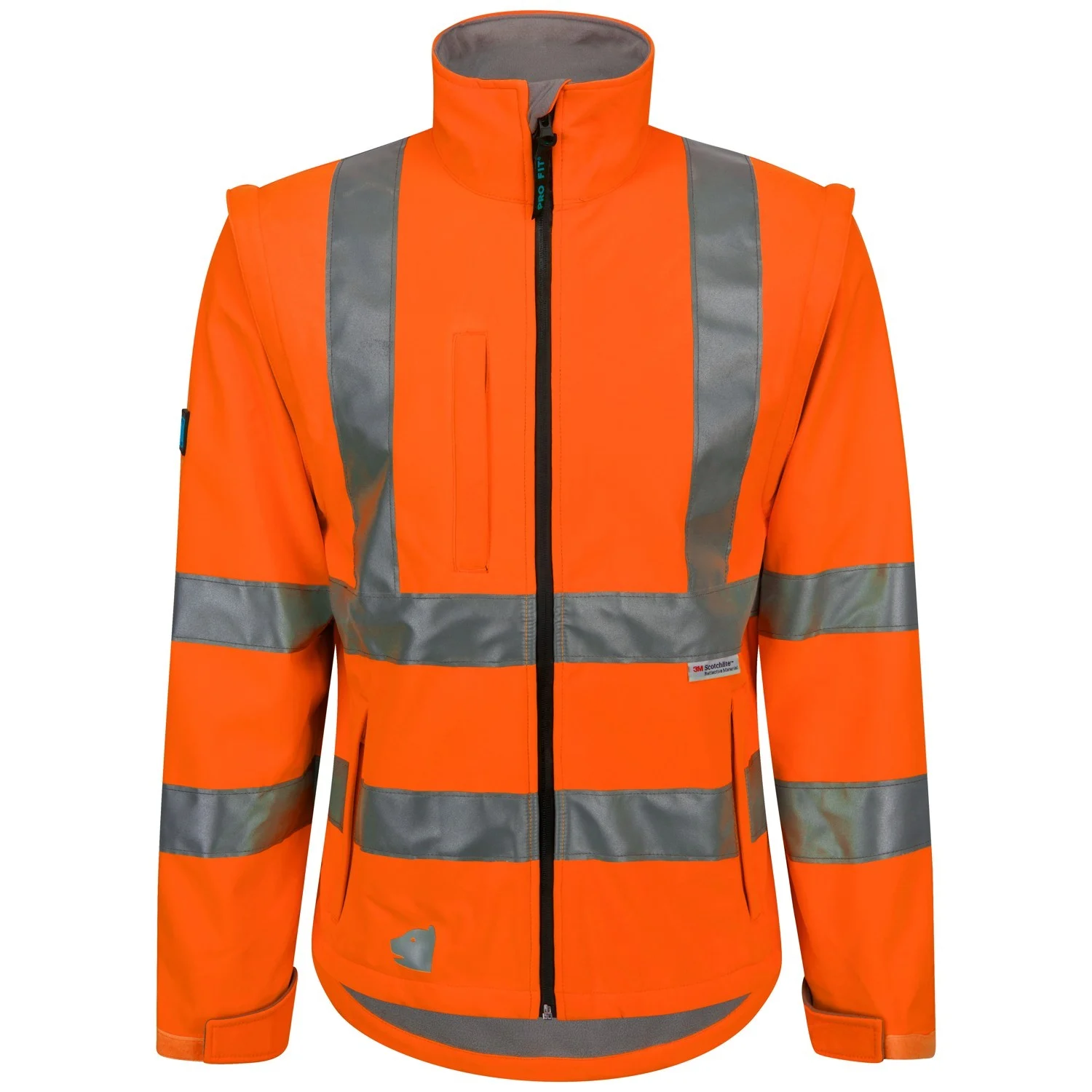 Pro-Fit 202 high-visibility softshell jacket
