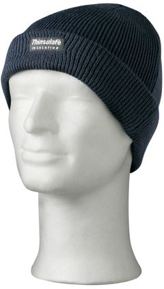 elysee 2309 Thinsulate knitted beanie navy with 3M-Thinsulate inlay