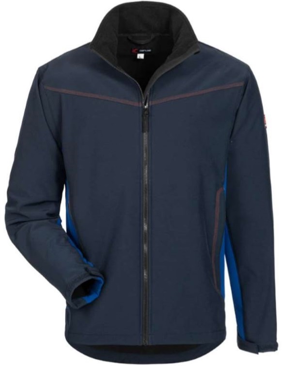 Craftland 19971 KLEMENS soft shell jacket navy grain blue