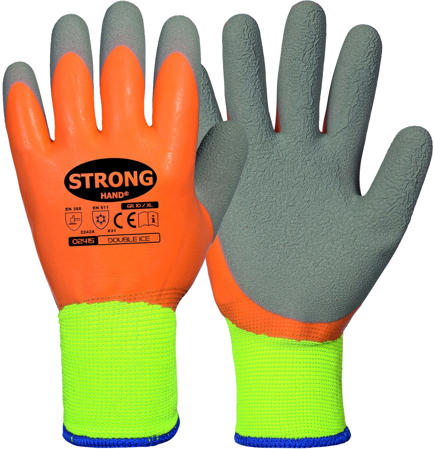 Stronghand 02415 Double Ice Latex cold protection gloves