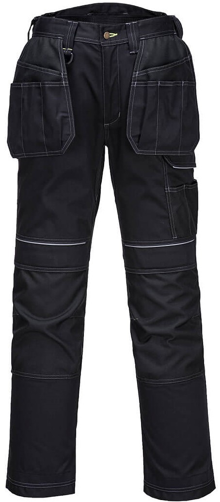 Portwest PW305 PW3 stretch trousers with holster pockets black
