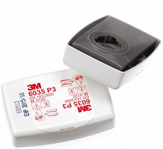 3M Particle filter and plastic housing P3R 6035