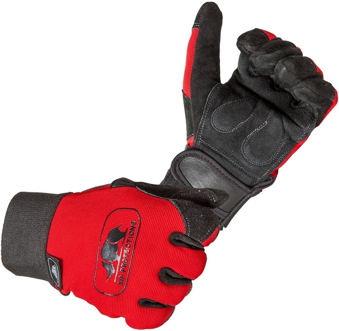SIP Protection 2XA2 work gloves red-black