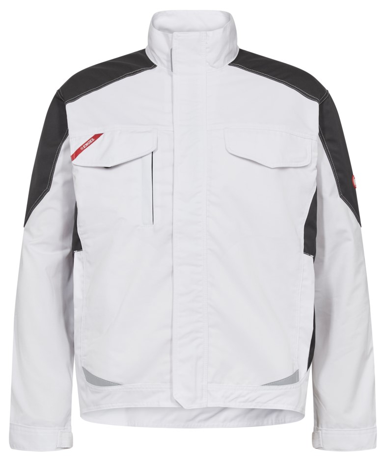 weiß-anthrazit grau