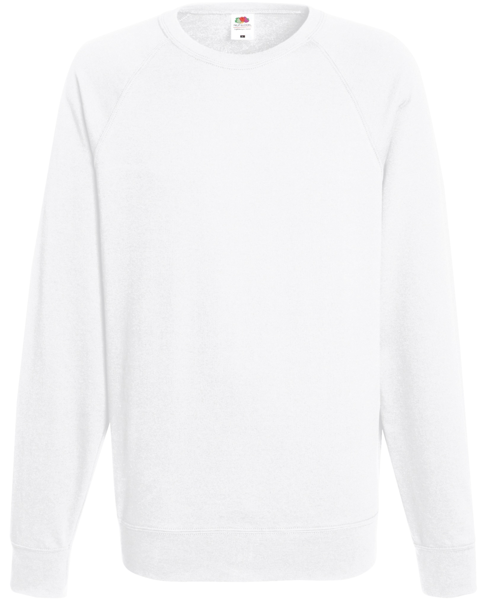 Fruit of The Loom Lightweight Raglan Sweat in 12 colours