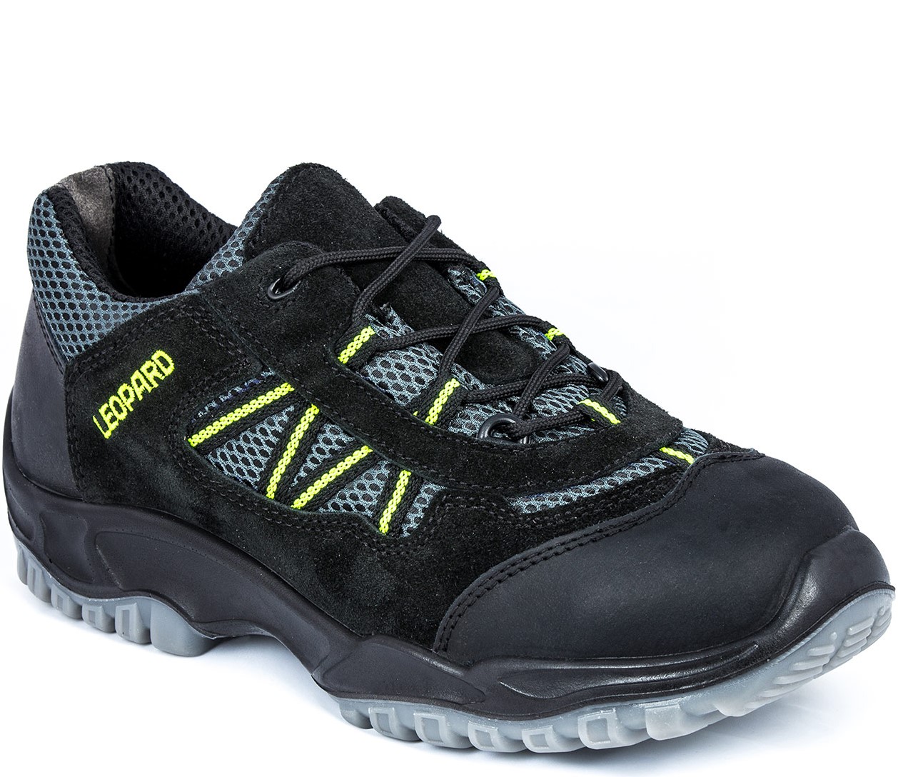 Leopard 0499 Low shoes S1 black/grey/yellow