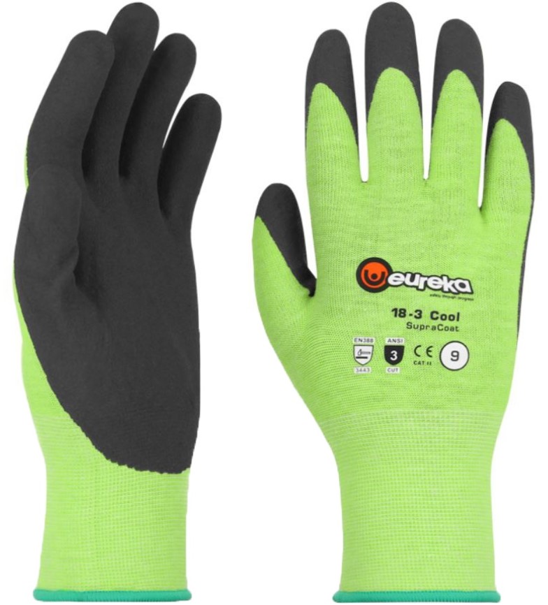 eureka 18-3CSC Cool SupraCoat Cut Protection Gloves Level C