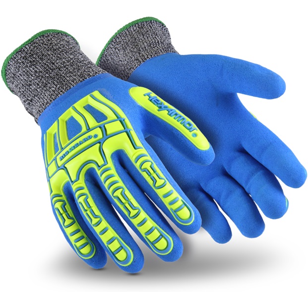 HexArmor Rig Lizard Fluid 7102 impact cut protection gloves Level C