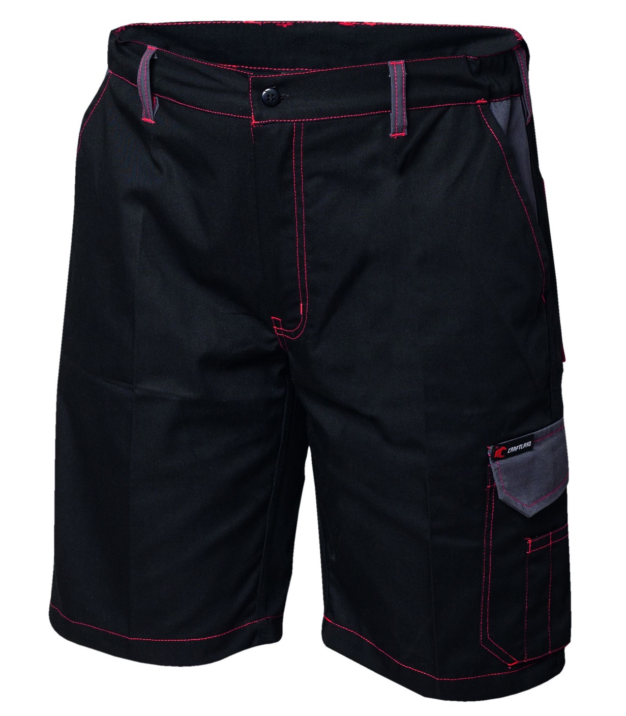 Craftland 22441 MECHELEN Twill Shorts black-grey
