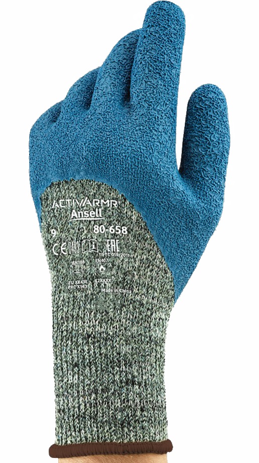 Ansell PowerFlex 80-658 Cut-resistant gloves with latex coating