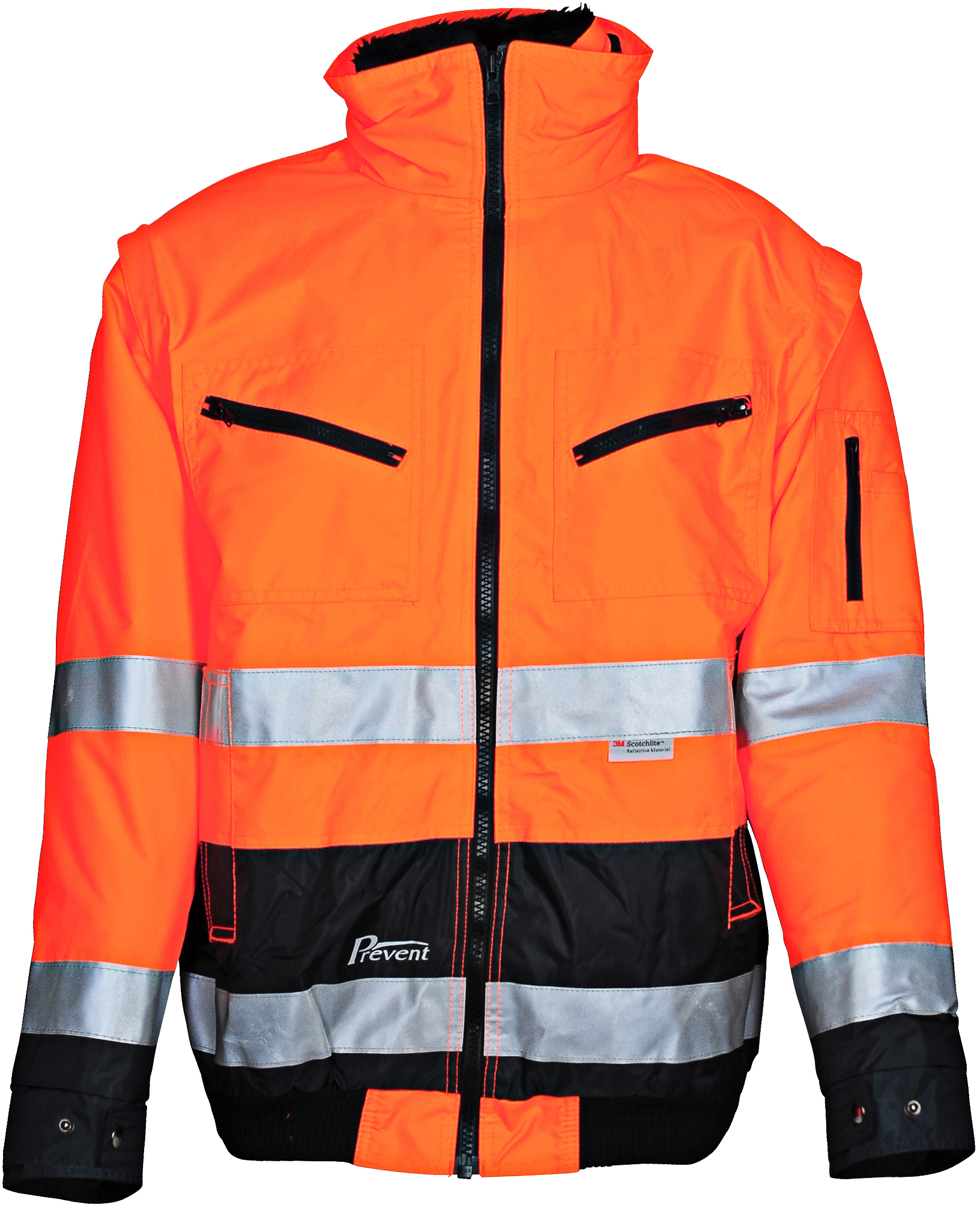 Prevent 174ZG Warning protection pilot jacket bright yellow-anthracite
