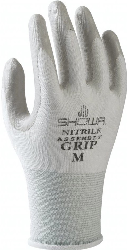 SHOWA 370W nitrile protective gloves
