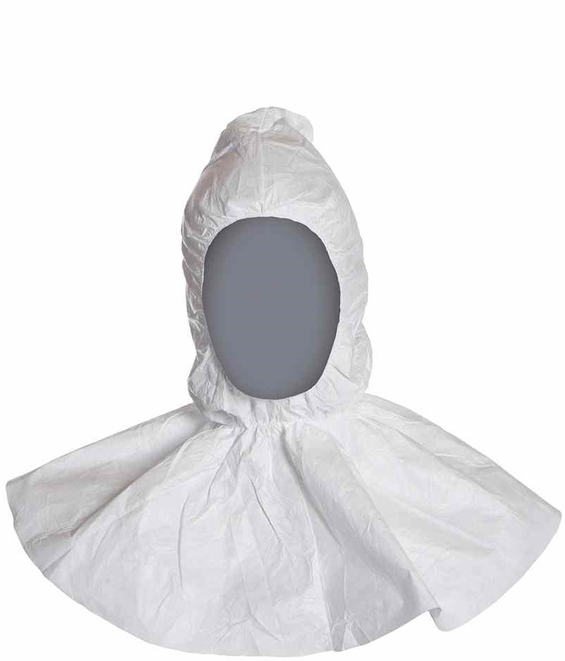 Tector 2948 Tyvek 500 hood antistatic white