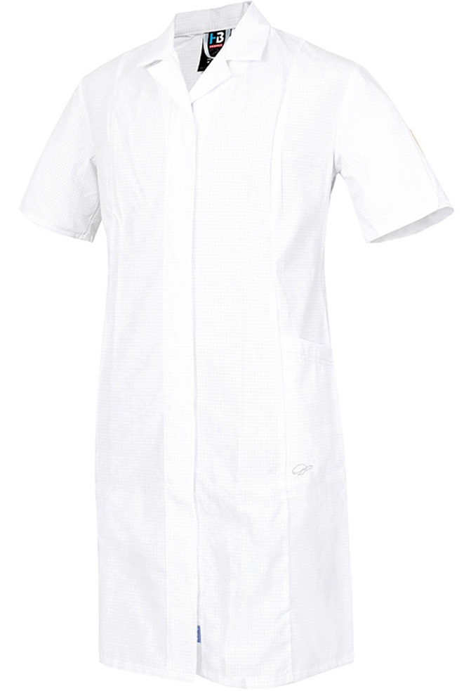 HB CONDUCTEX ESD Ladies Coat Short Sleeve Waisted 08005 48027 000 