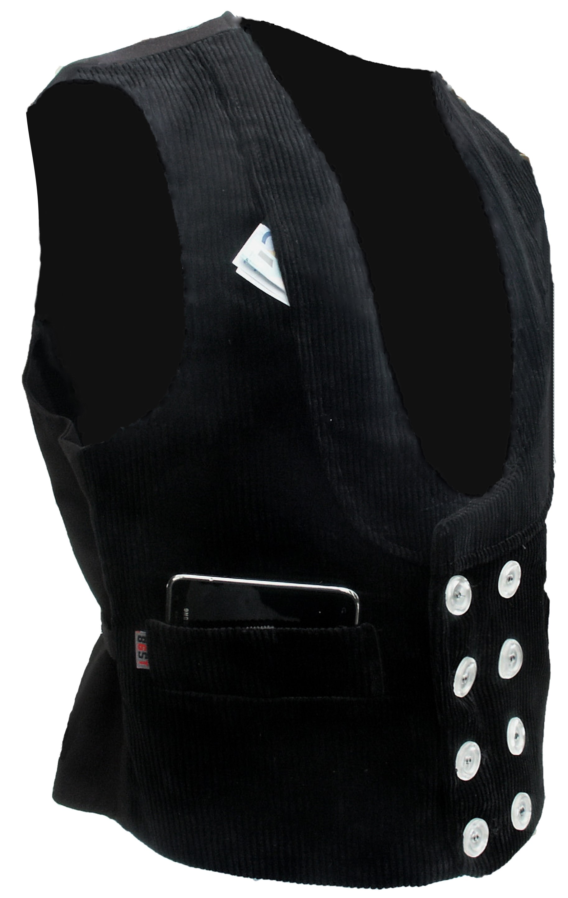 Eiko Ethan twill three wire corduroy guild vest 