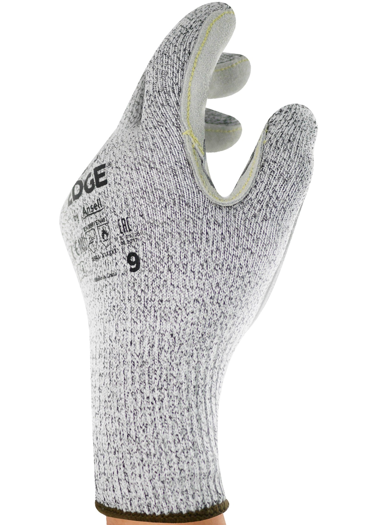 Ansell Edge 48-703 leather cut protection gloves level D
