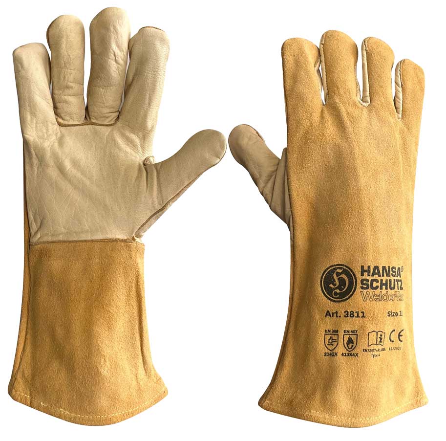 HansaTec 3811 MIG/MAG welding glove Premium