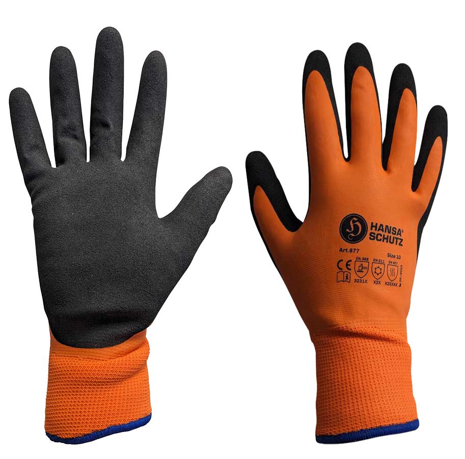 HansaTec 877 Winter glove semi-coated