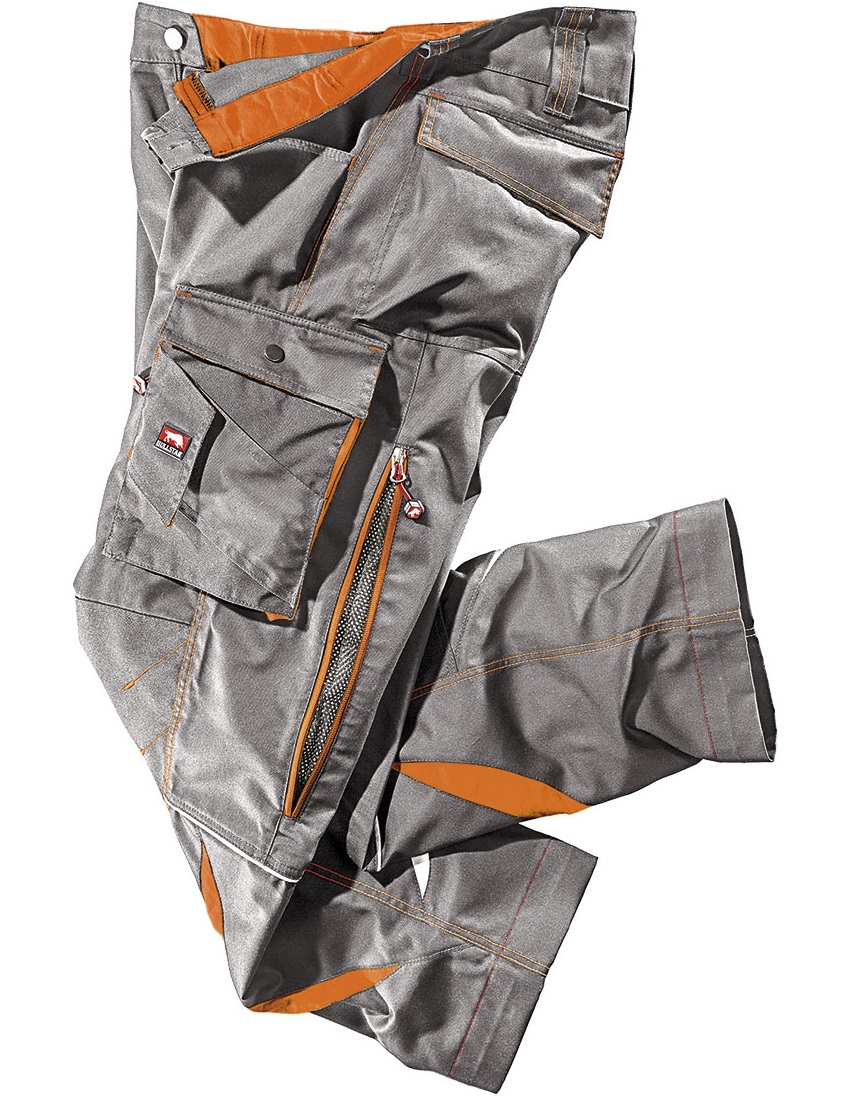 Bullstar Ultra work trousers black-lime