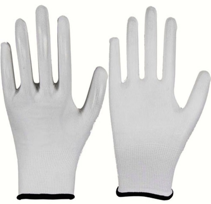 Solidstar 1122 Nylon protective gloves white