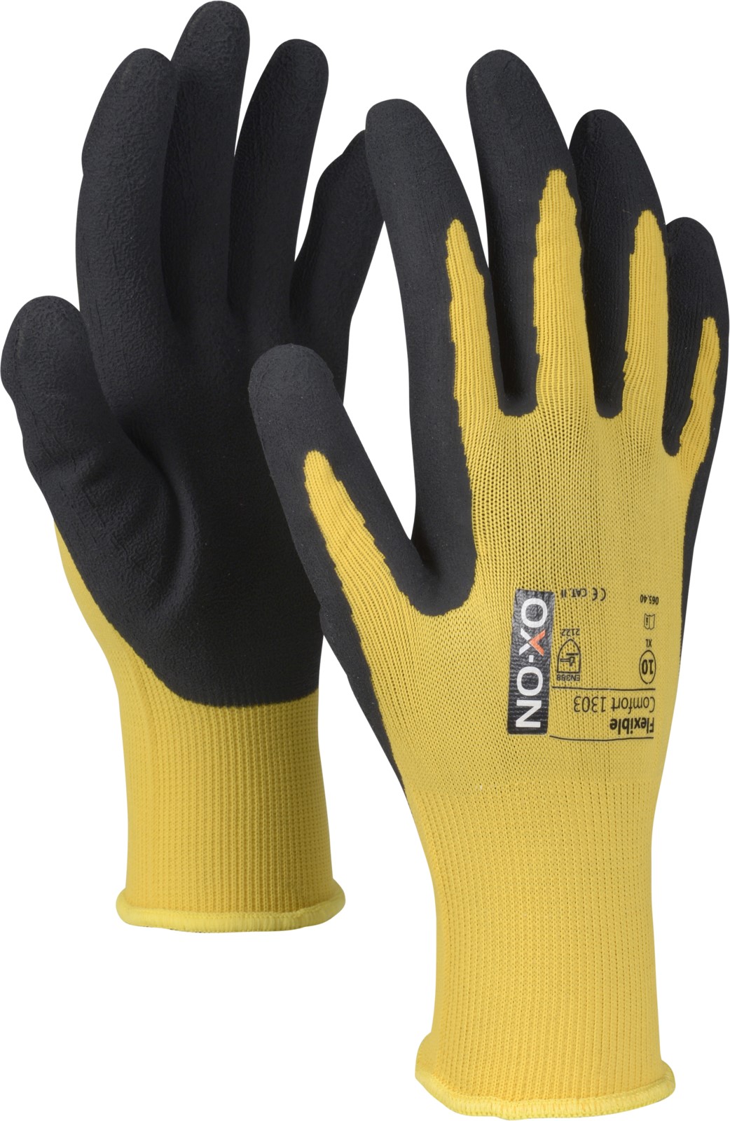 OX-ON Flexible Comfort 1303 Latex foam protective gloves