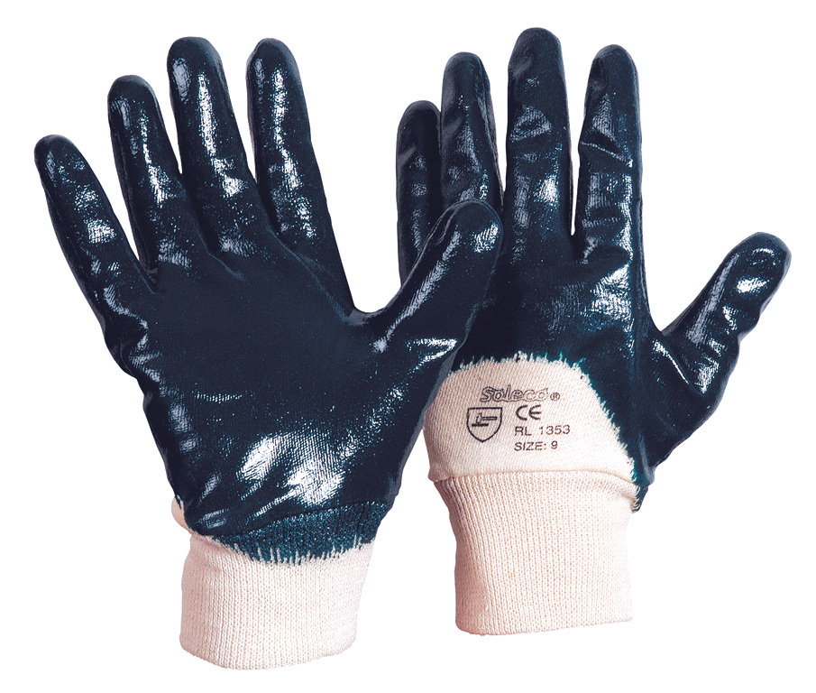 Soleco Knitted gloves with nitrile coating 1353