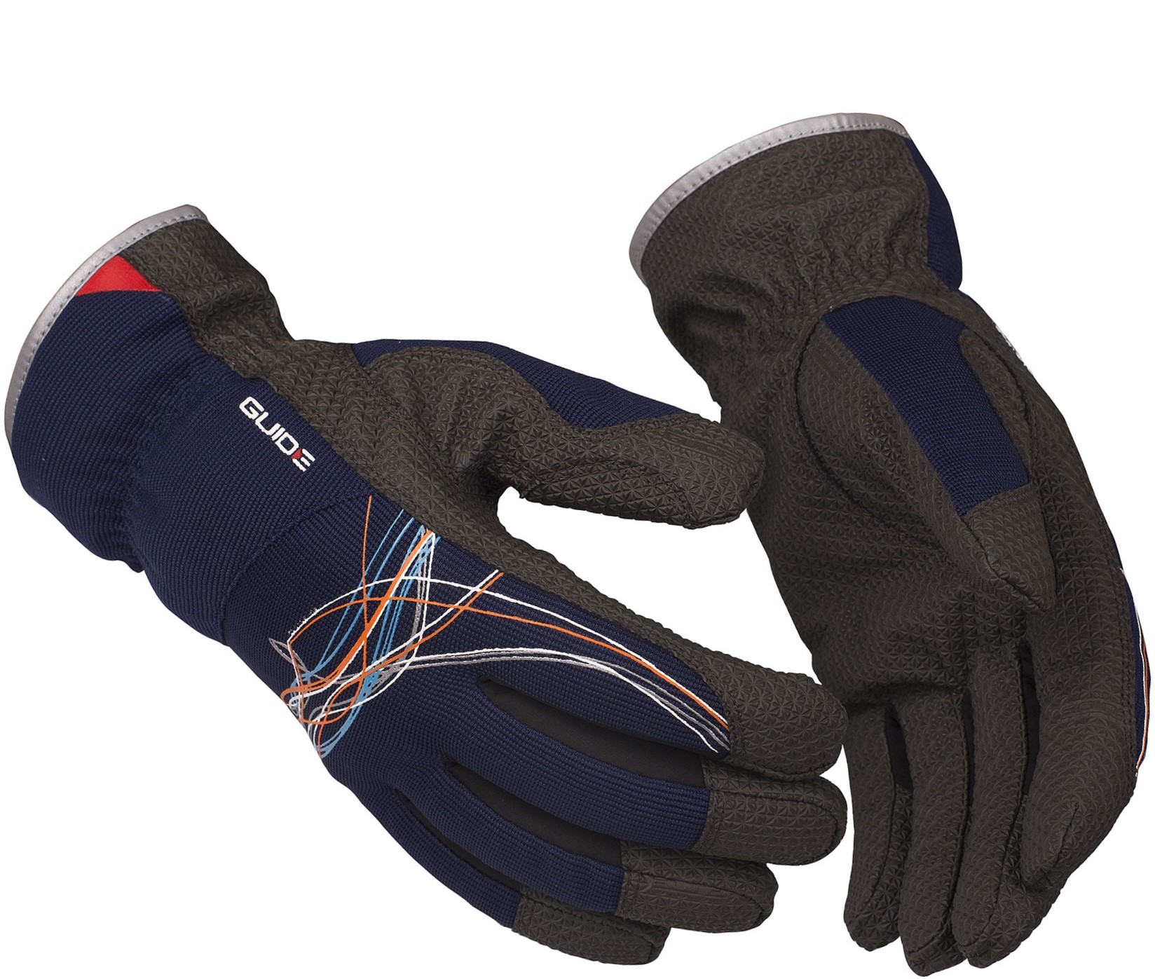 Guide 10 PP protective gloves made of PU synthetic leather