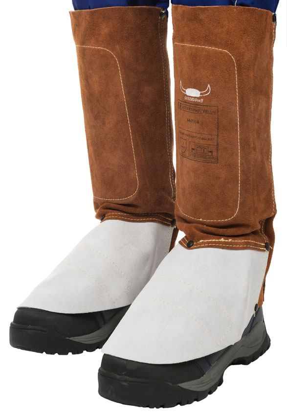 Weldas Lava Brown 44-7114 cow split leather welding protection Lava Brown