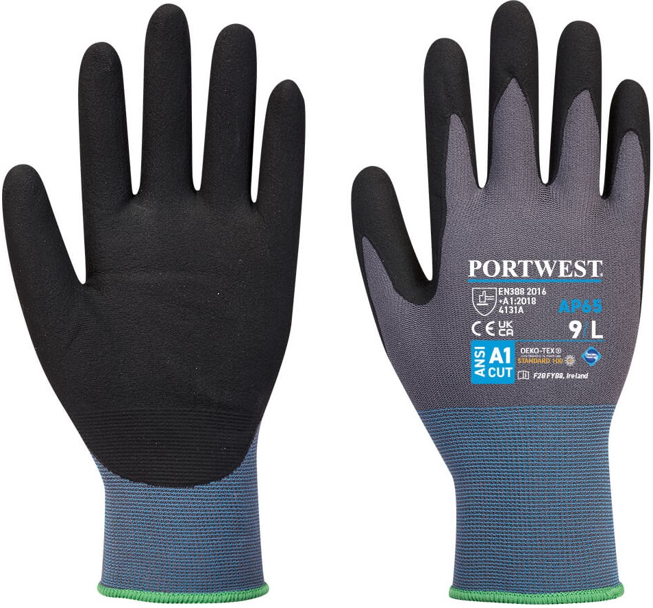 Portwest AP65-NPR Pro Nitrile Foam Protective Gloves