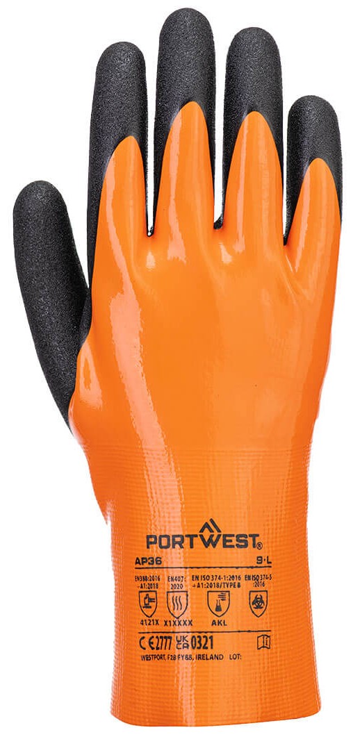 Portwest AP36 FD Grip 15 Nitrile Chemical Protective Gloves