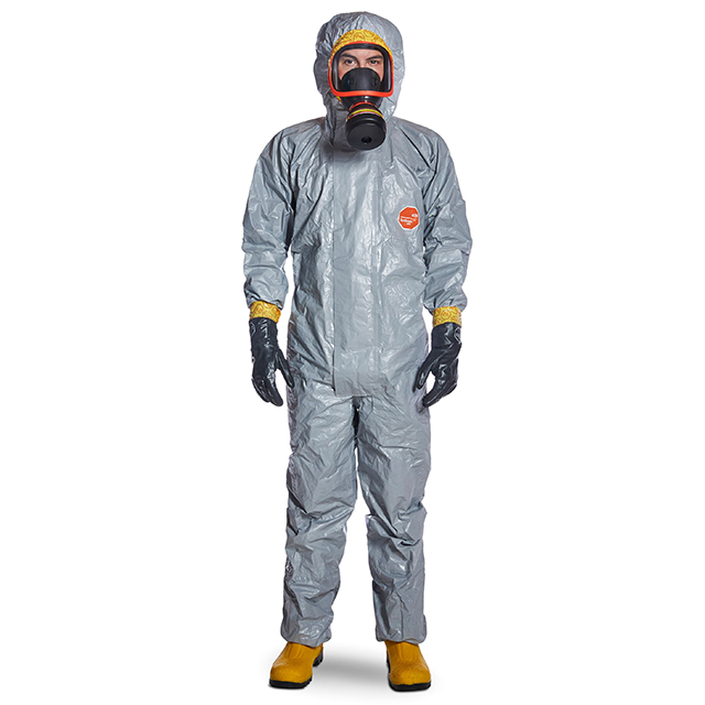 DuPont overall Tychem 6000 F TFCHZ5TGY26 with gloves and socks