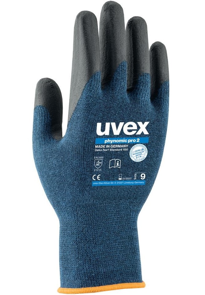 uvex 60064 phynmoic pro 2 protective gloves 