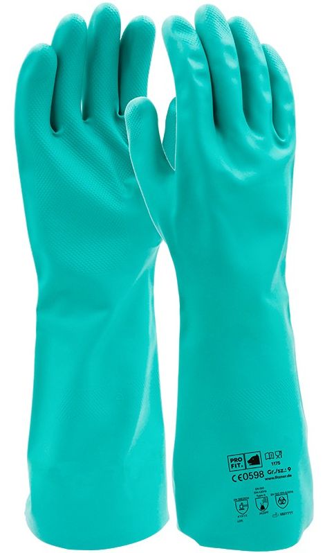 Pro-Fit 1175 Trivex Nitrile Chemical Protective Gloves 39cm 