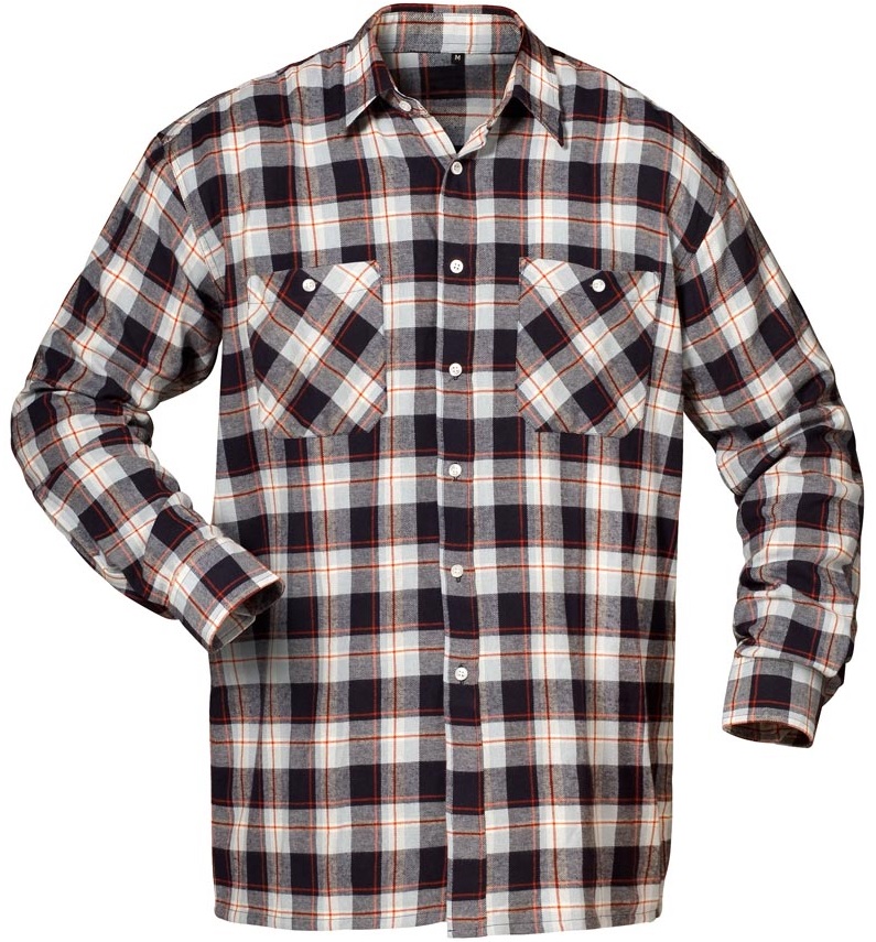 Craftland 1733 VIRGINIA flannel shirt navy/light blue/red checkered