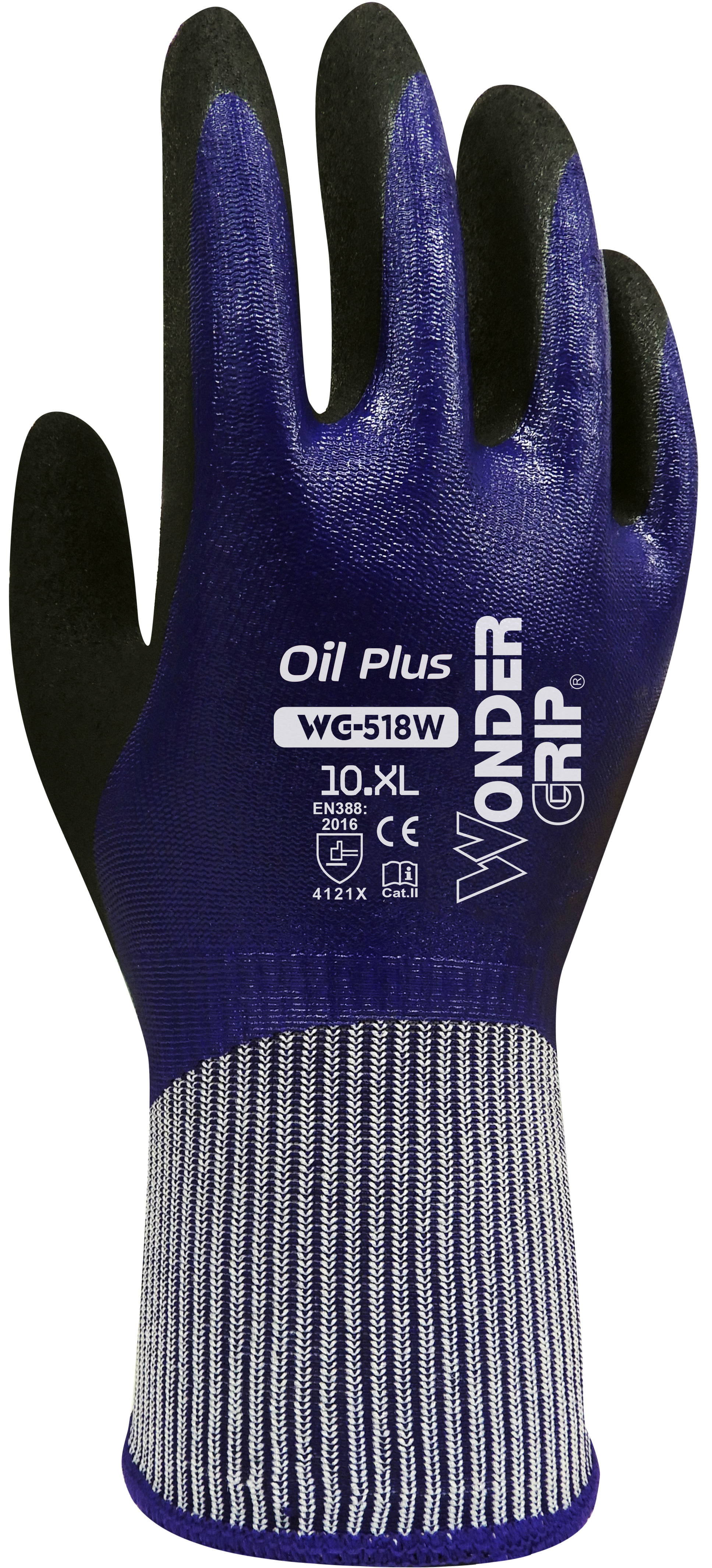 Wonder Grip Oil Plus WG518W Nitrile coated nylon knitted gloves