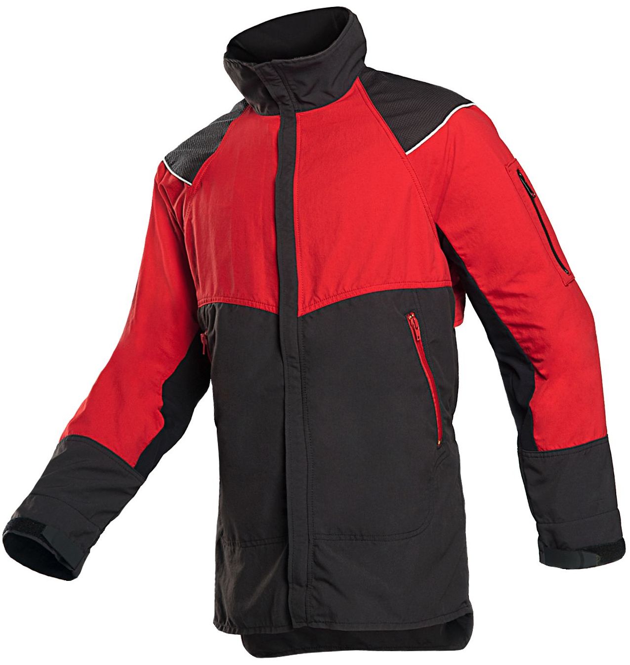 SIP Protection 1SKV Work Jacket grey-red
