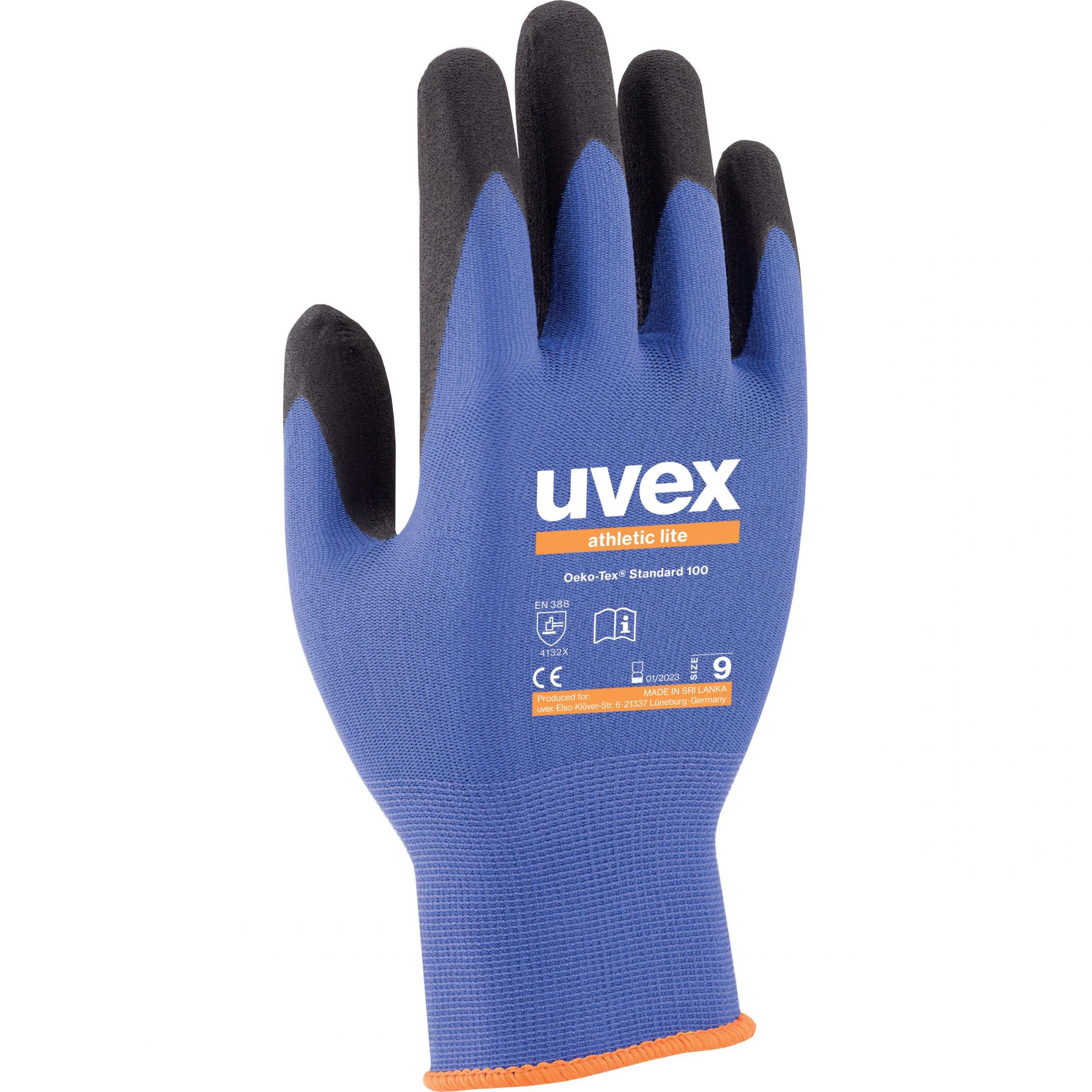 uvex 60027 athletic lite protective gloves 