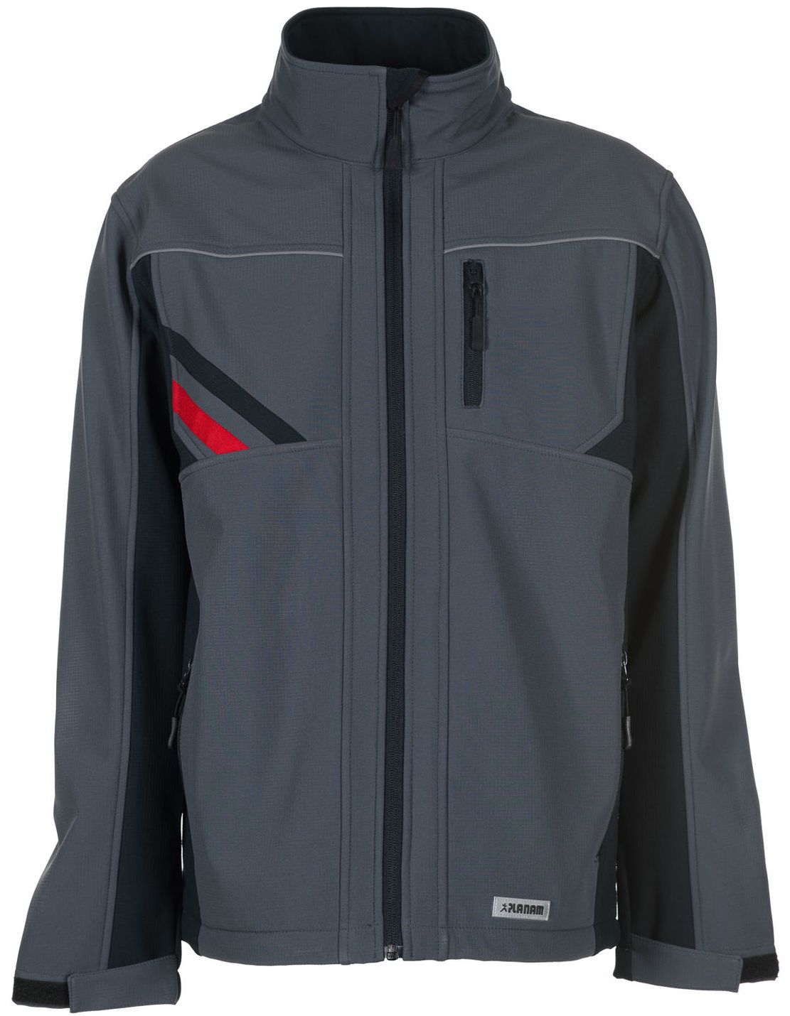 PL-2382--XS - grey-black-red