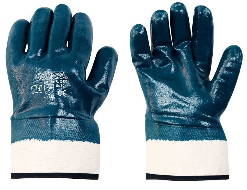 Soleco Nitrile gloves with cuff 101354