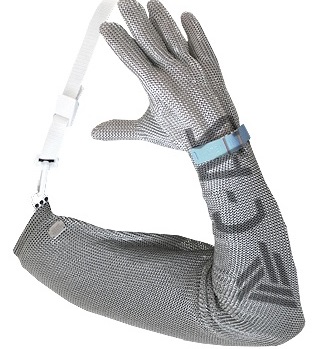 Schlachthausfreund Full arm protection with shoulder strap